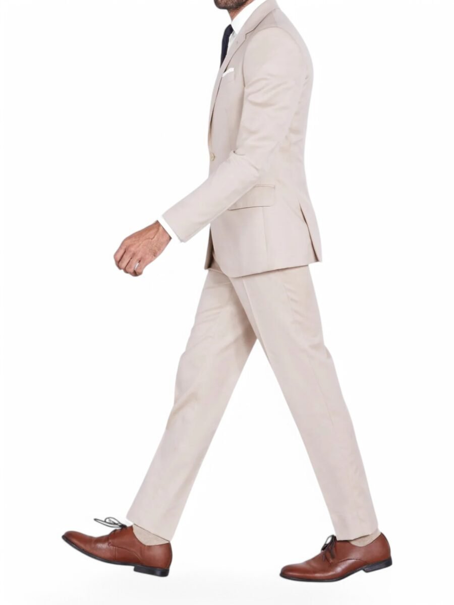 Tan Wedding Suit for Men – Light, Modern & Timeless Elegance - Image 2