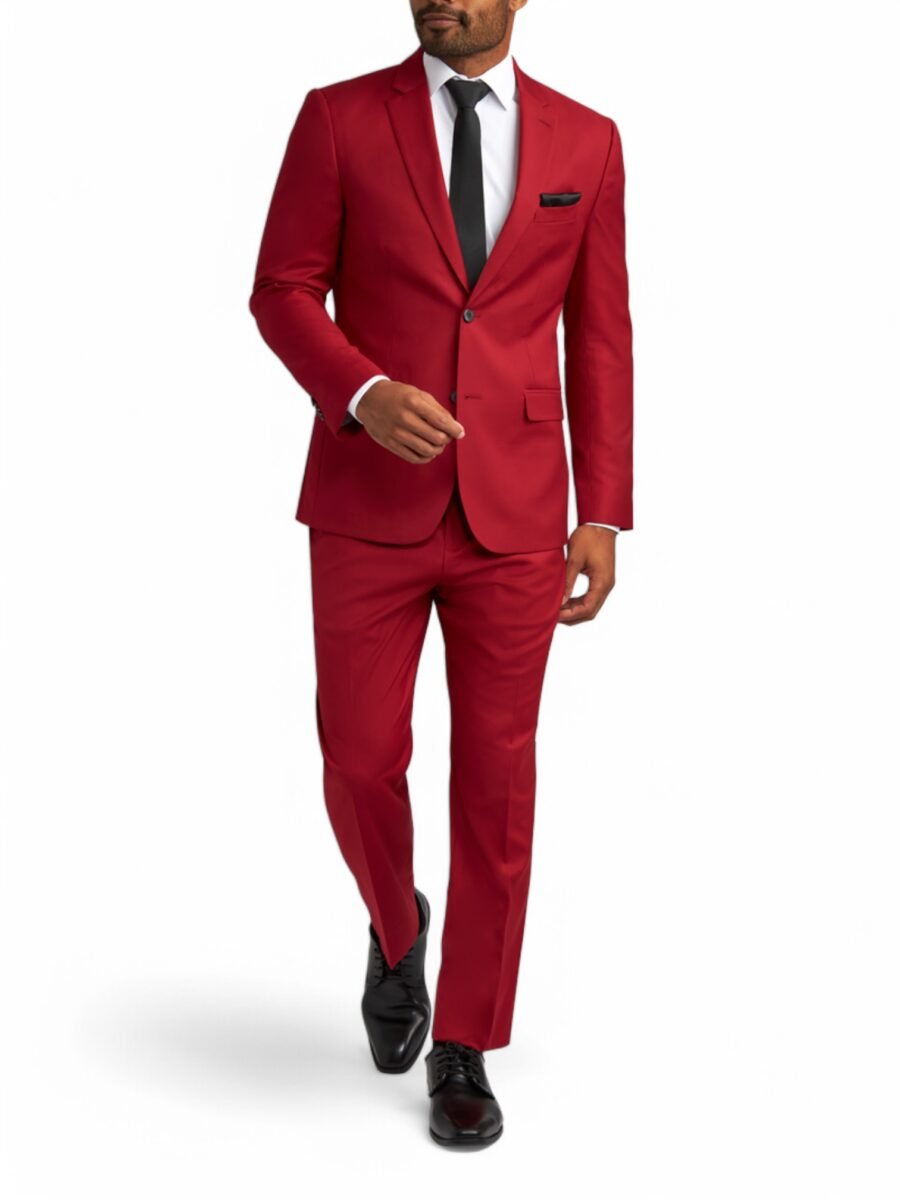 Red Wedding Suit for Men – Stylish & Bold