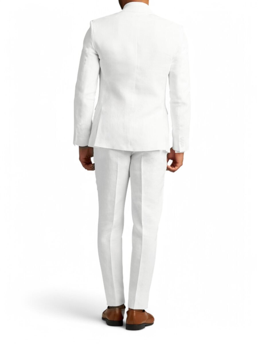 White Wedding Suit for Men – Timeless Elegance for the Modern Groom - Image 2