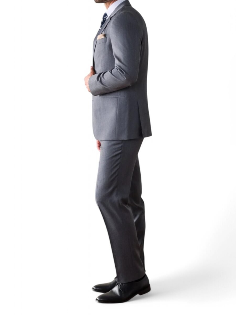 Elegant Grey Wedding Suit for Men – Classic Style & Modern Fit - Image 7